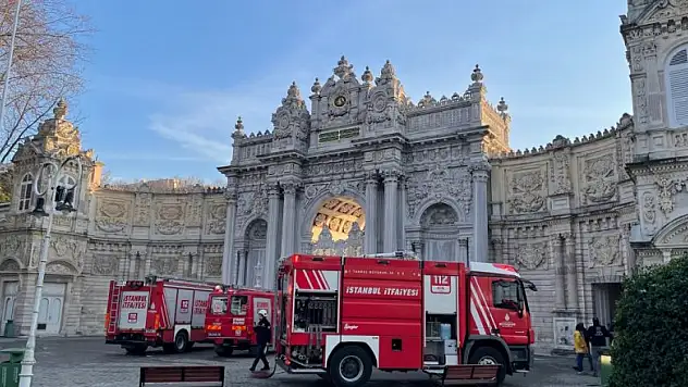 Dolmabahçe Sarayı'nda yangın