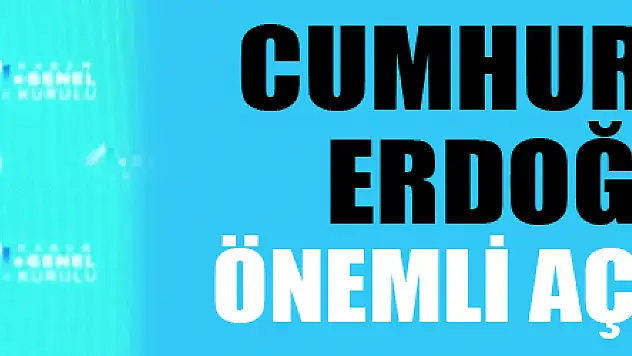 Cumhurbaşkanı Erdoğan'dan önemli açıklamalar