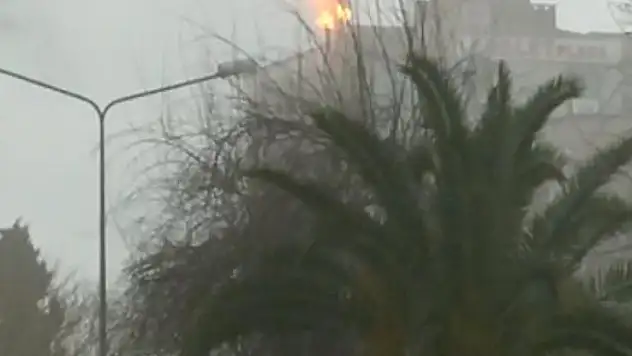 Lokantanın bacasında yangın çıktı