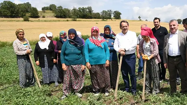 Çiftçilere 129 bin fidan 172 bin tohum desteği yapıldı