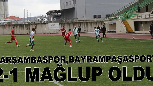 3. Lig'de Çarşambaspor, sahasında Bayrampaşaspor'a 2-1 mağlup oldu