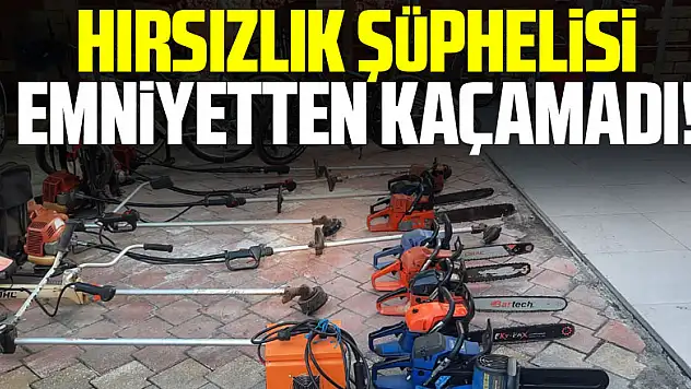 Hırsızlık şüphelisi emniyetten kaçamadı!