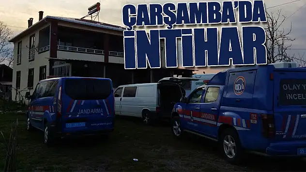 Çarşamba'da intihar