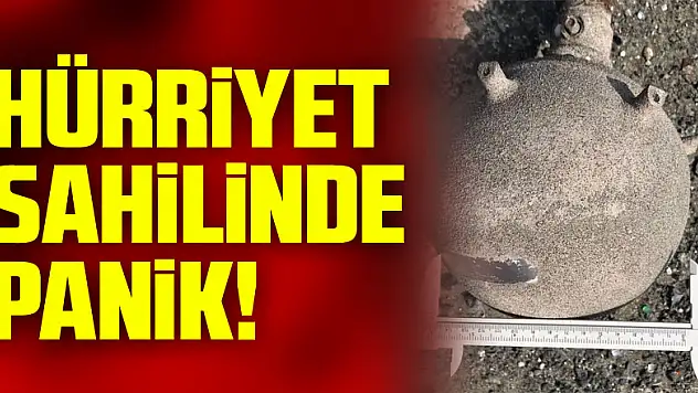 Hürriyet Sahili'nde panik!