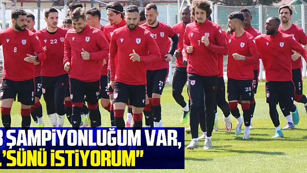 Osman Çelik: '3 şampiyonluğum var, 4.'sünü Samsunspor'da yaşamak istiyorum'