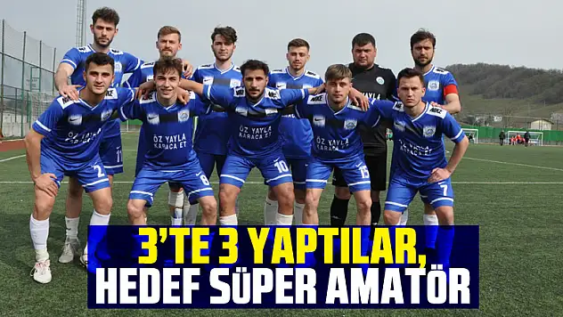 3'te 3 Yaptılar,Hedef Süper Amatör