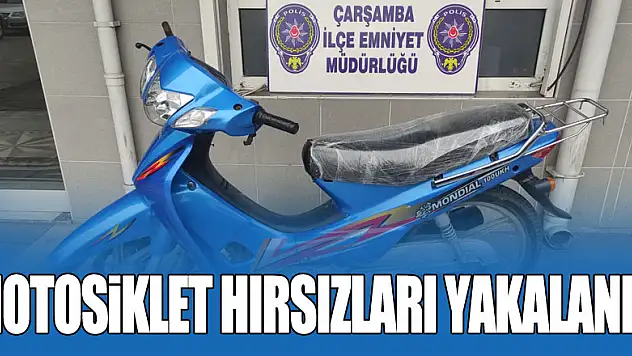 MOTOSİKLET HIRSIZLARI YAKALANDI