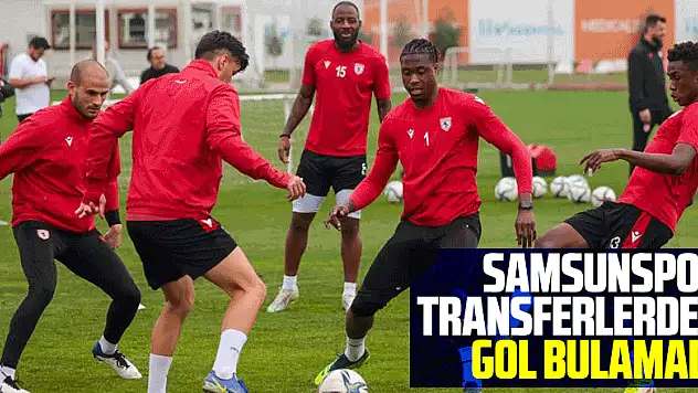 Samsunspor devre arası transferlerinden gol bulamadı