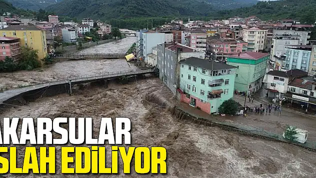Samsun'da akarsular taşkınlara karşı ıslah ediliyor