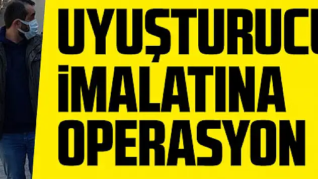 Uyuşturucu imalatına operasyon: 3 gözaltı