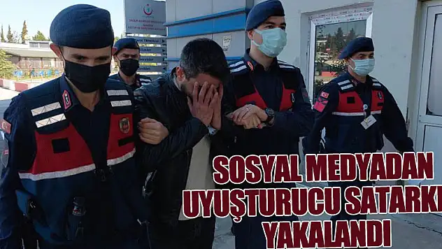 Sosyal medya hesabından jandarmaya uyuşturucu satarken yakalandı