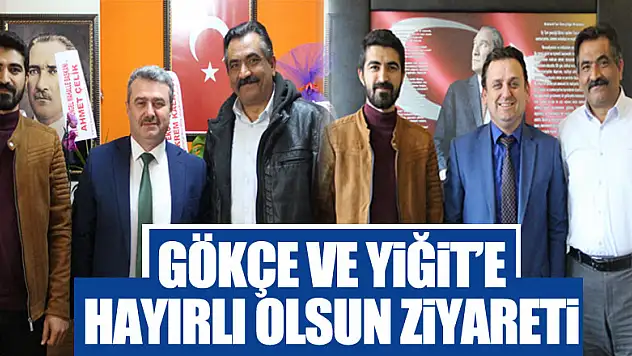 Gökçe ve Yiğit'e hayırlı olsun ziyareti