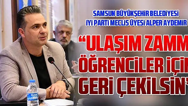 'Ulaşım Zammı Öğrenciler için geri çekilsin'