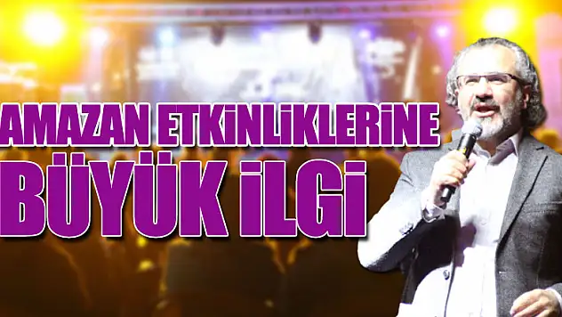 Ramazan etkinliklerine büyük ilgi