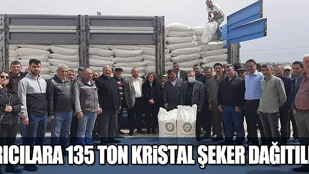Arıcılara 135 ton kristal şeker dağıtıldı