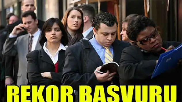 İşsizlik maaşına rekor başvuru