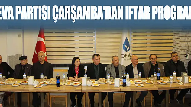 Deva Partisi Çarşamba'dan İftar Programı