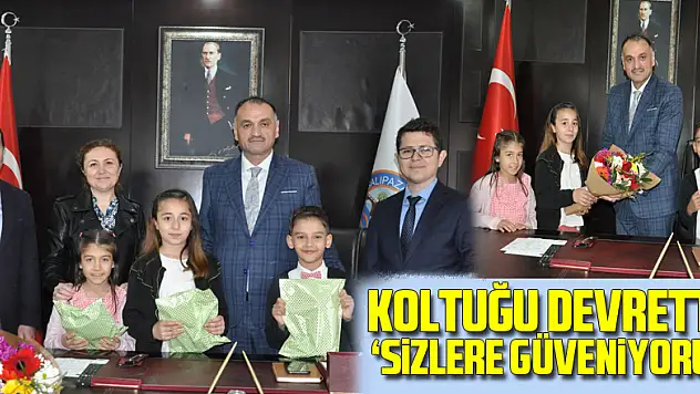 Koltuğu Devretti! 'Sizlere Güveniyoruz'