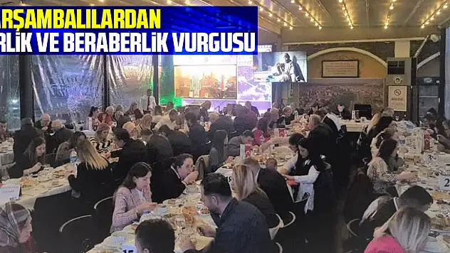 Çarşambalılardan birlik ve beraberlik vurgusu