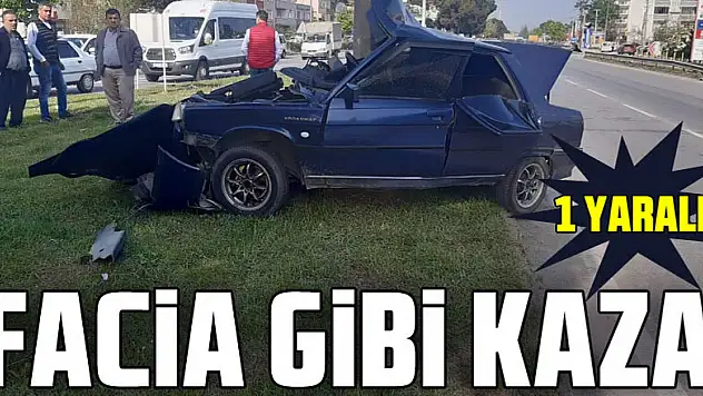 Facia gibi kaza:1 yaralı
