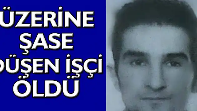 Üzerine mermer kesme makinesinin şasesi düşen işçi öldü
