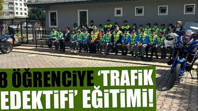 38 öğrenciye 'trafik dedektifi' eğitimi!