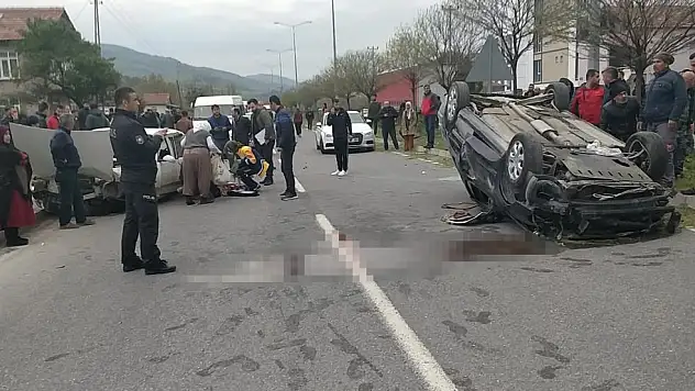 Samsun'da trafik kazası: 1 ölü, 4 yaralı