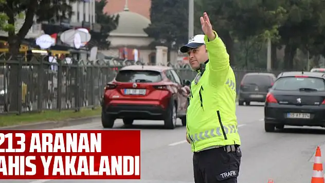 1213 aranan şahıs yakalandı, 26 bin 334 araca ceza yazıldı