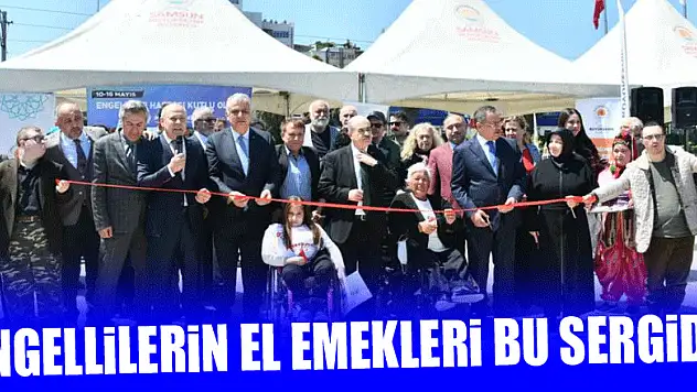 Engellilerin el emekleri bu sergide