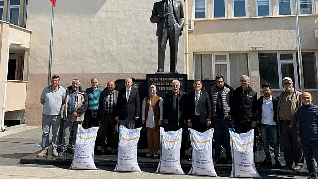 Çiftçilere hibe destekli çeltik tohumu