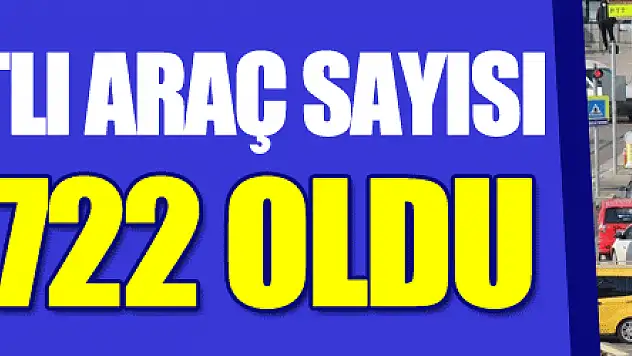 Samsun'da trafiğe kayıtlı araç sayısı 403 bin 722 oldu