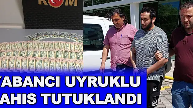 Sahte dolarlarla yakalanan yabancı uyruklu şahıs tutuklandı