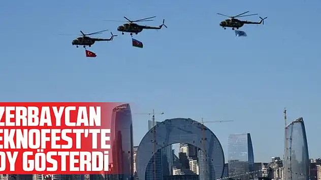 OMÜ Azerbaycan TEKNOFEST'te boy gösterdi