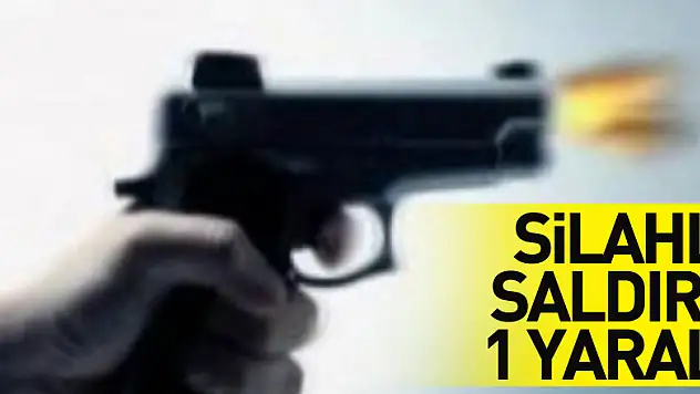 silahlı saldırı: 1 yaralı