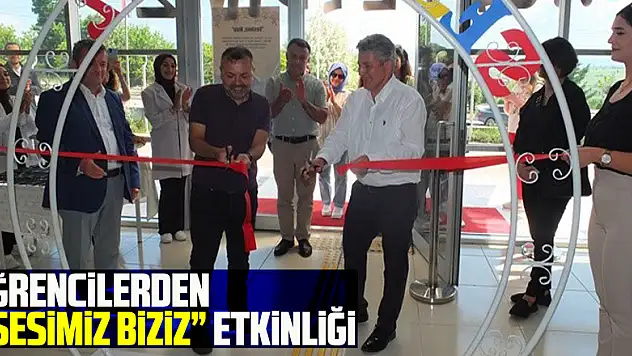 Öğrencilerden 'Sesimiz Biziz' etkinliği