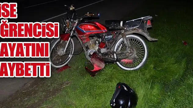 Kazada ağır yaralanan lise öğrencisi hayatını kaybetti