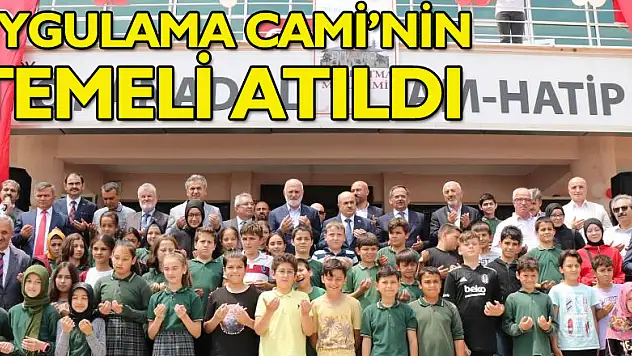 Tekkeköy Anadolu İmam Hatip Lisesi Uygulama Camii'nin temeli atıldı