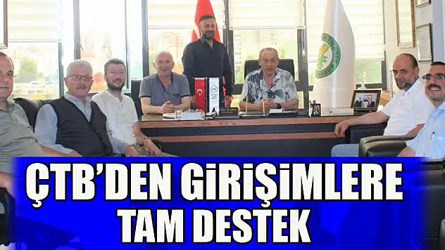 ÇTB'den ekonomiye can verecek girişimlere tam destek