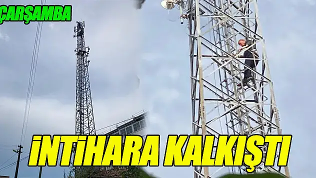 DİREĞE ÇIKARAK İNTİHARA KALKIŞTI