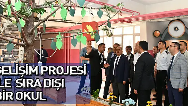 'Benim Okulum/Okul Merkezli Gelişim Projesi' ile sıra dışı bir okul