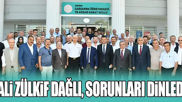 Vali Zülkif Dağlı, sorunları dinledi!