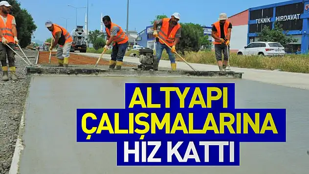 Beton santralleri altyapı çalışmalarına hız kattı