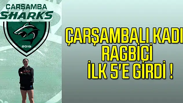 Çarşambalı kadın ragbici Avrupa'da ilk 5'e girdi