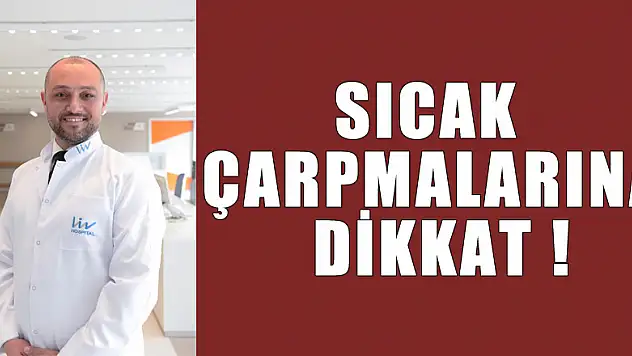 Sıcak çarpmalarına dikkat: Ciddi hasarlara yol açabilir