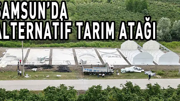 Samsun'da alternatif tarım atağı