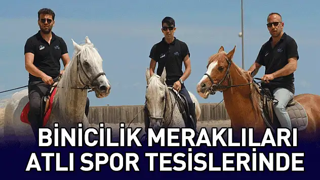 Samsun'da binicilik meraklıları Atlı Spor Tesislerine