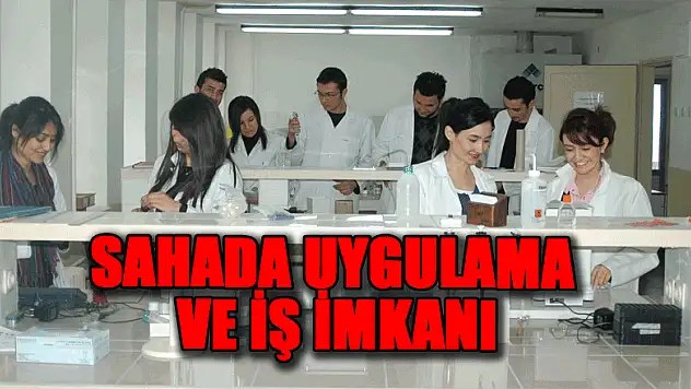 OMÜ Fen-Edebiyat Fakültesi öğrencilerine sahada uygulama ve iş imkanı