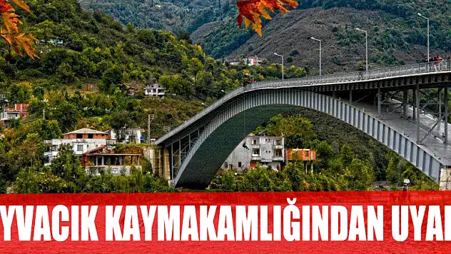 AYVACIK KAYMAKAMLIĞINDAN UYARI
