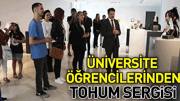 Üniversite öğrencilerinden 'Tohum' sergisi