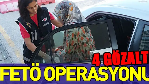 Samsun merkezli 3 ilde FETÖ operasyonu: 4 gözaltı